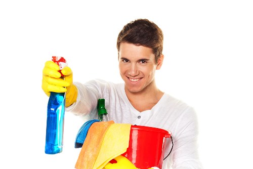 Local cleaning team preparing an N2 property for a thorough deep clean